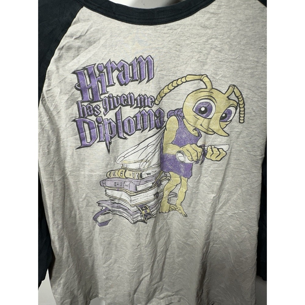 Sport-Tek Hiram College Graduation Harry Potter Graphic Raglan T-Shirt Men's L - Picture 2 of 6